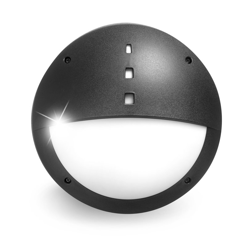 Yate Outdoor Flush Mount, Black
