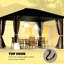 Pavillon de pavillon de jardin, pavillon de jardin à toit rigide pour l'extérieur