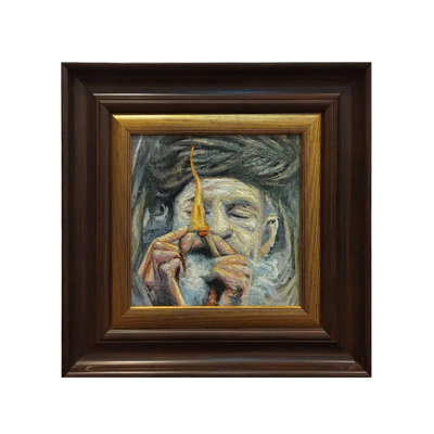 Aghori Sadhu | Oil On Canvas| Framed Painting | By Boby Abraham