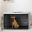 Housse de cage pour chien Celestial bleu marine et or par Sweet Jojo Designs-101593325