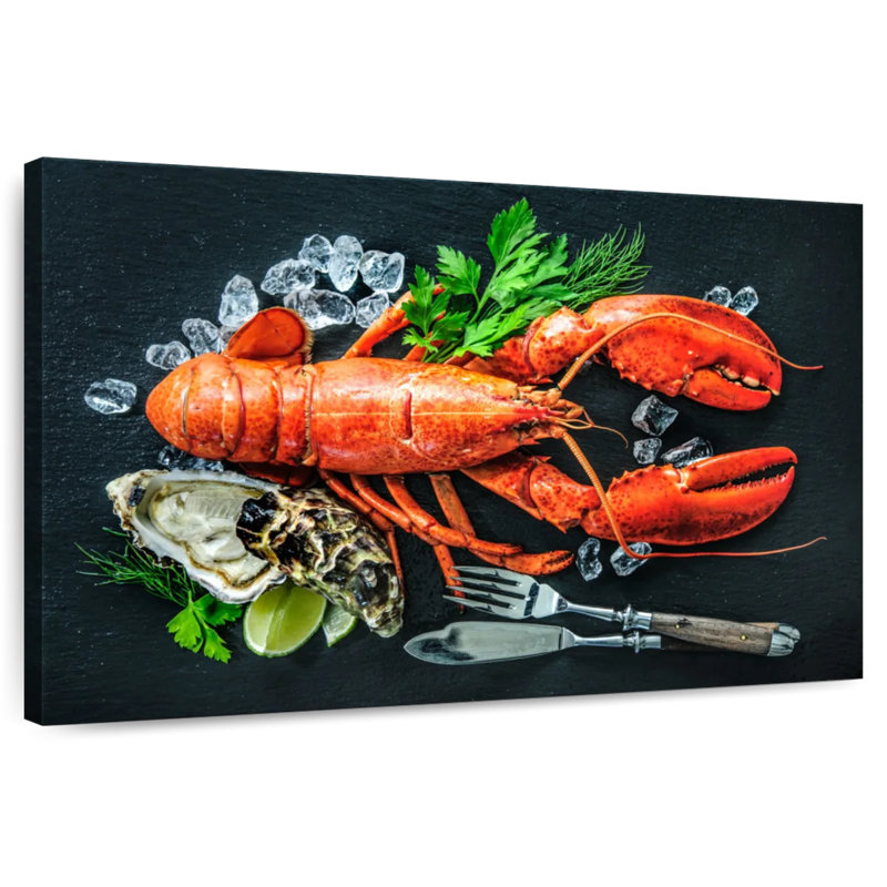 Yarlin Delicious Lobster, 32" H x 48" W