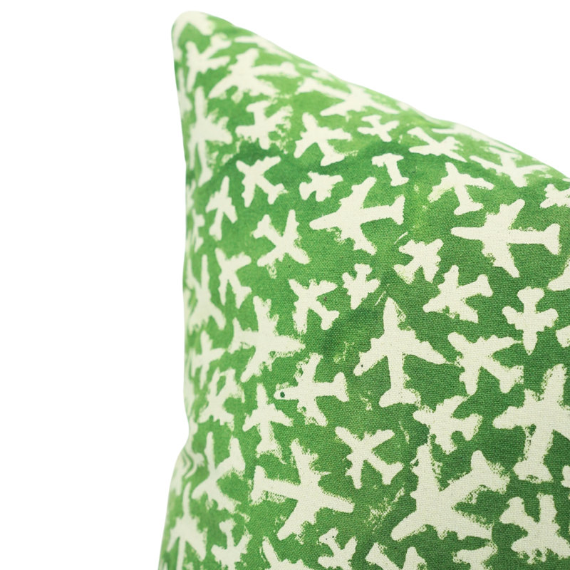 Housse de coussin en coton Floral, H 12 po x l 20 po, Rectangulaire