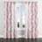 Girls Abstract Velvet Curtains - Neutral Pink And Grey Blush Splash Grommet Curtain - 1 Panel-486630475-486630472