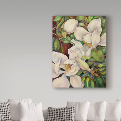 «Deetra Georgia Magnolias», reproduction d'impression sur toile tendue