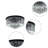 Ceiling Light Fixture - 23.6 Inch Round Cake Crystal Ceiling Light - High Quality K9 Crystal/e12 Base/no Light Source/wall Control