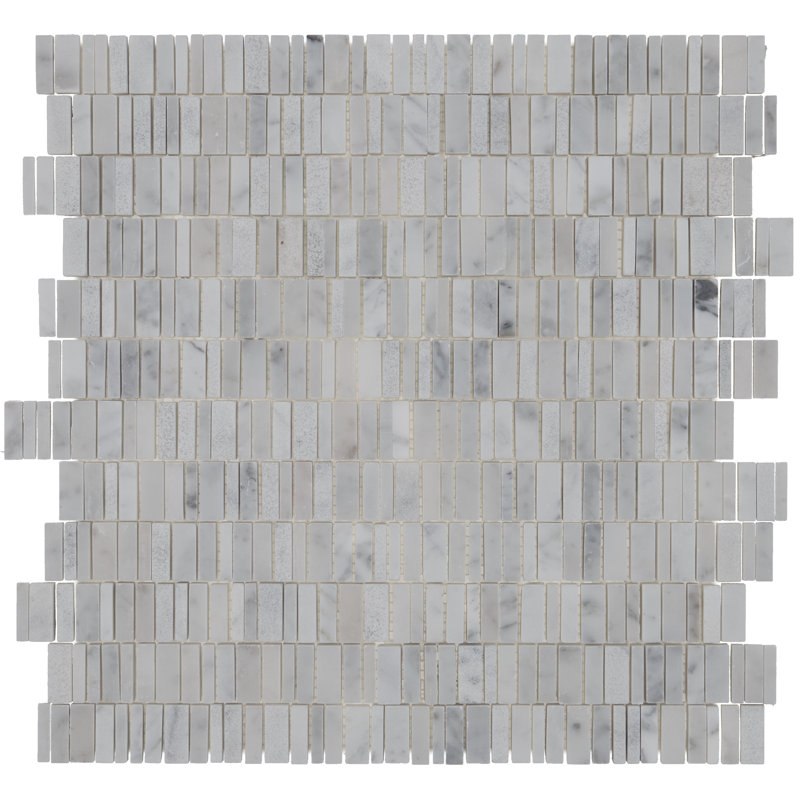 Harrison 12" x 12" Natural Stone Brick Joint Mosaic Wall & Floor Tile