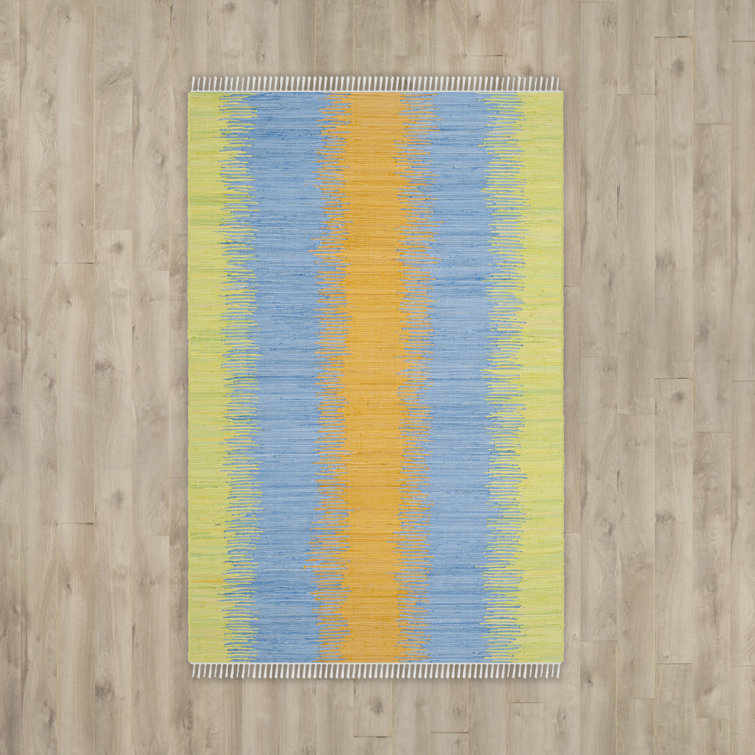 Dunagan Abstract Cotton Hand Woven Area Rug