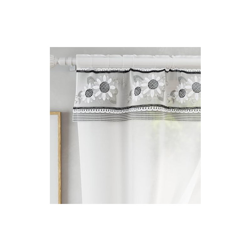Juliane Sheer Curtain Pair, 98cm Width x 107cm Drop, Grey