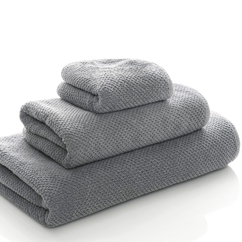 Bee Waffle Waffle Towel, Storm, 12" W x 20" L, Fingertip Towel 1-Pack