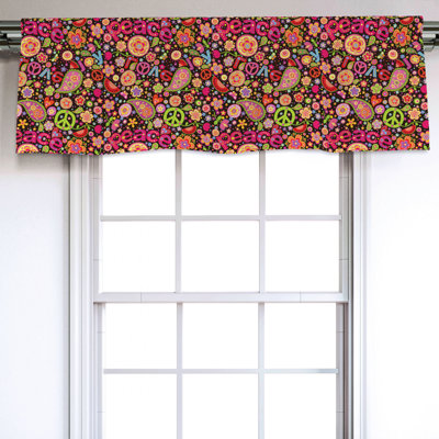 Sateen Ruffled Window Valance