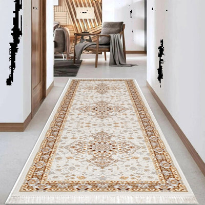 Runner 80 cm x 300 cm Floral and Oriental Kilim Area Rug