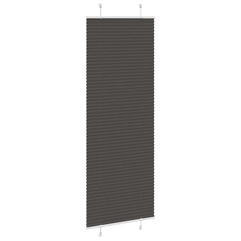 Room Darkening Pleated shade, Black, 70cmW x 200cmL