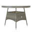 Latricia Round Metal Outdoor Dining Table With Umbrella Hole , cm W cm D-1287976574-1287978351