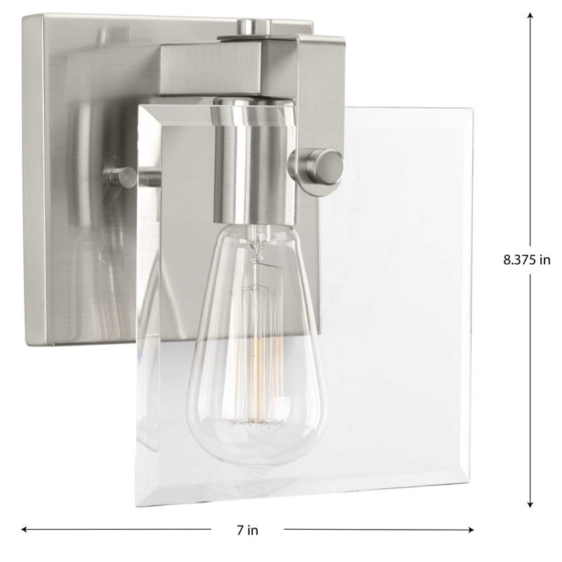 Bridgewood Dimmable Vanity Light, Brushed Nickel