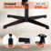 Criss Cross Chair Armless Office Chair No Wheels Modern Swivel Height Adjustable Ergonomic Desk Chair With Wide Seat Computer Task Vanity Chair For Home Office