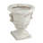 Outdoor Classical Urn Planter - 9.5" x 9.5" x 10.5" - White/Gold
