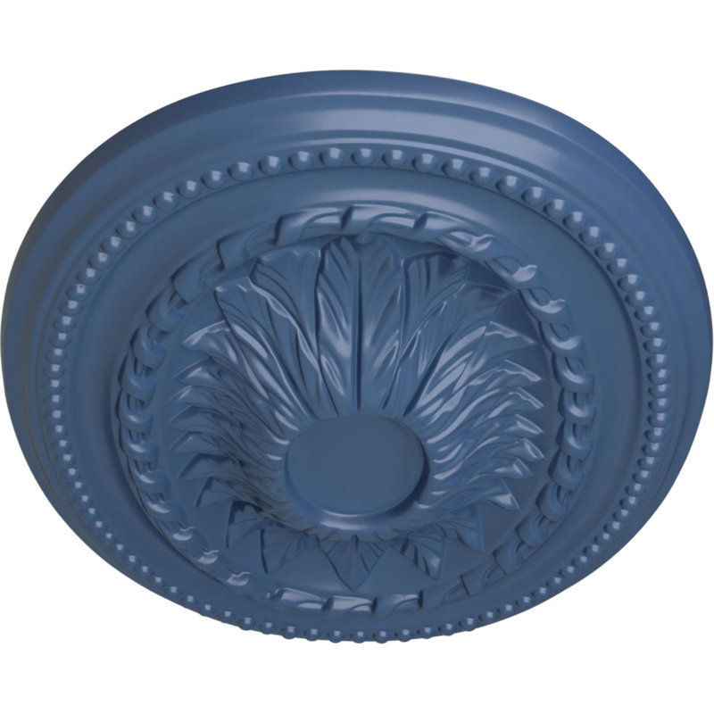 Endurathane Orrington Ceiling Medallion, 19 5/8"OD x 4 3/4"ID x 1 3/4"P (Fits Canopies up to 4 3/4"), Hand-Painted Witch Hazel Finish
