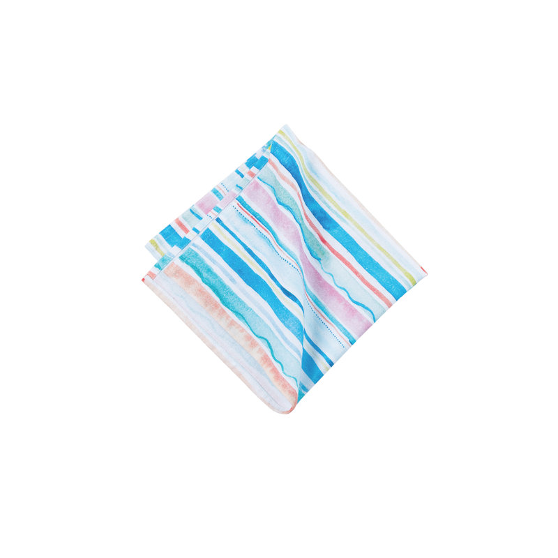 Millennium 100% Cotton Striped Square Napkin