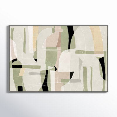 Sunny Barcelona - Floater Frame Canvas