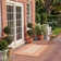 Arneshia Oriental Tan/Red Indoor / Outdoor Area Indoor/Outdoor Area Rug