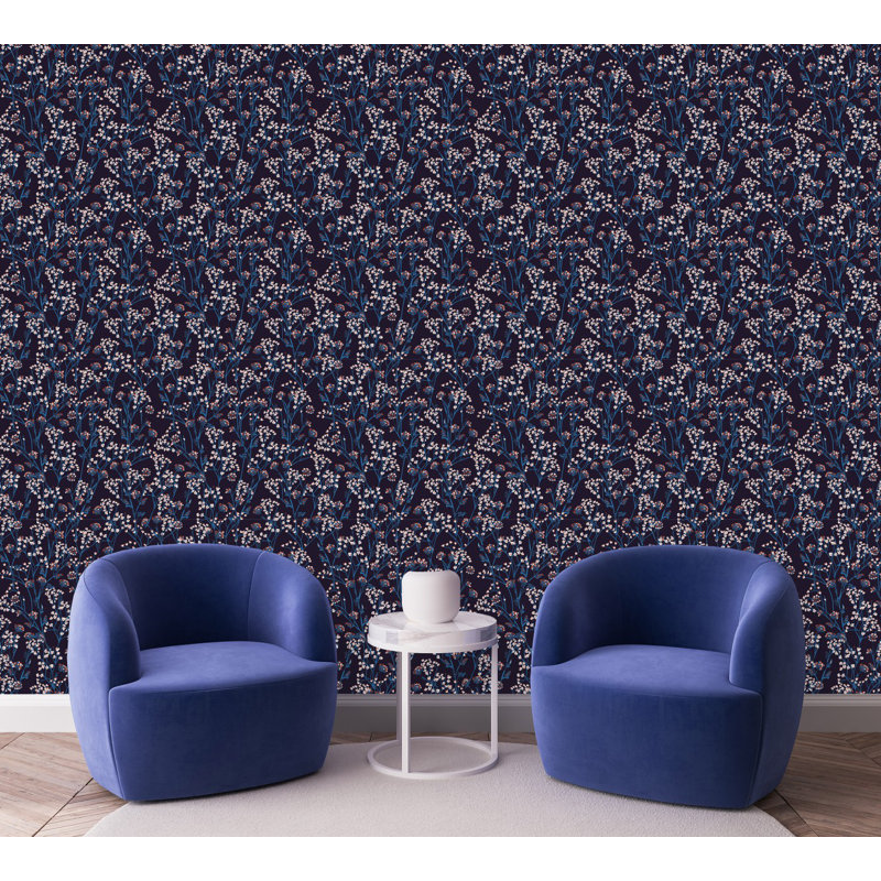 Floral Tile, 2.08' W x 18.75' L