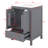 24" Bathroom Vanity With Sink, Single Sink Bathroom Vanity, Small Restroom Vanity With Top, Cabint, Door Shelf And Drawer Divider-2067685008