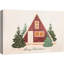 Merry Christmas Winter Log Cabin Celebrations & Holiday Decor Art moderne-102297649-102297646