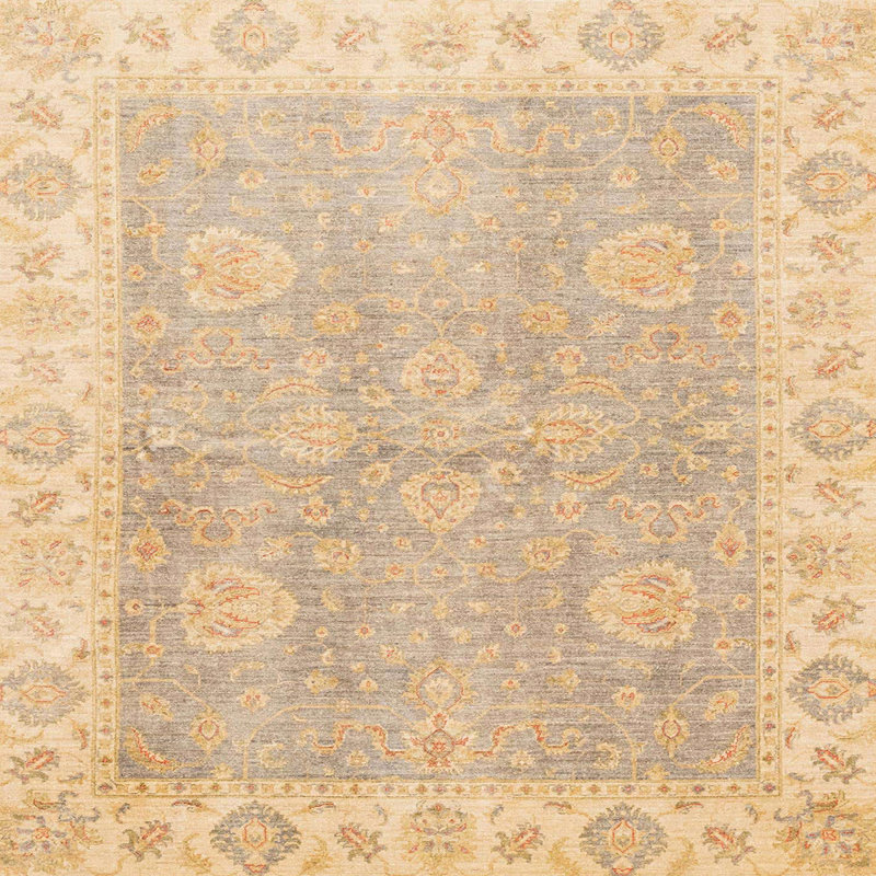 Tapis abstrait moderne 3512, Carré 8 pi