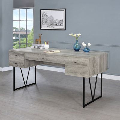 Bureau d'écriture à 4 tiroirs Sonoma Driftwood