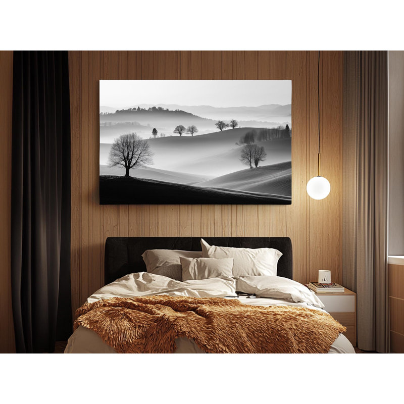 Reproduction sur toile de haute qualité - Art mural - Art - cadeau - décoration murale, reproduction de peinture sur fond noir et blanc