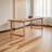 Solid Wood Dining Table Set 6 - Person Solid Wood Top Four Leg Dining Set-101921077