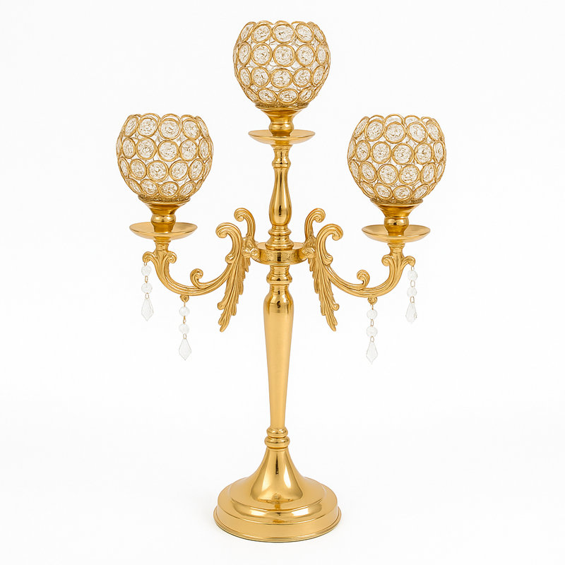 Crystal Tabletop Candelabra