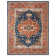 Samarkand 100 One Hundred Fourteen Area Rug In Navy / Rust