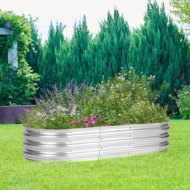 Metal Raised Garden Bed, 30.5 H x 149.4 W x 61cm D