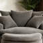 Fauteuil d'appoint surdimensionné rond 53,15 po avec repose-pieds et repose-pieds sans os-1743869655