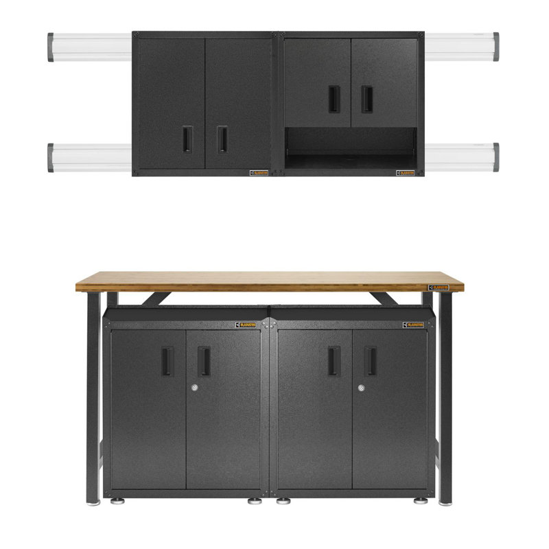 Single Storage Cabinet, Black