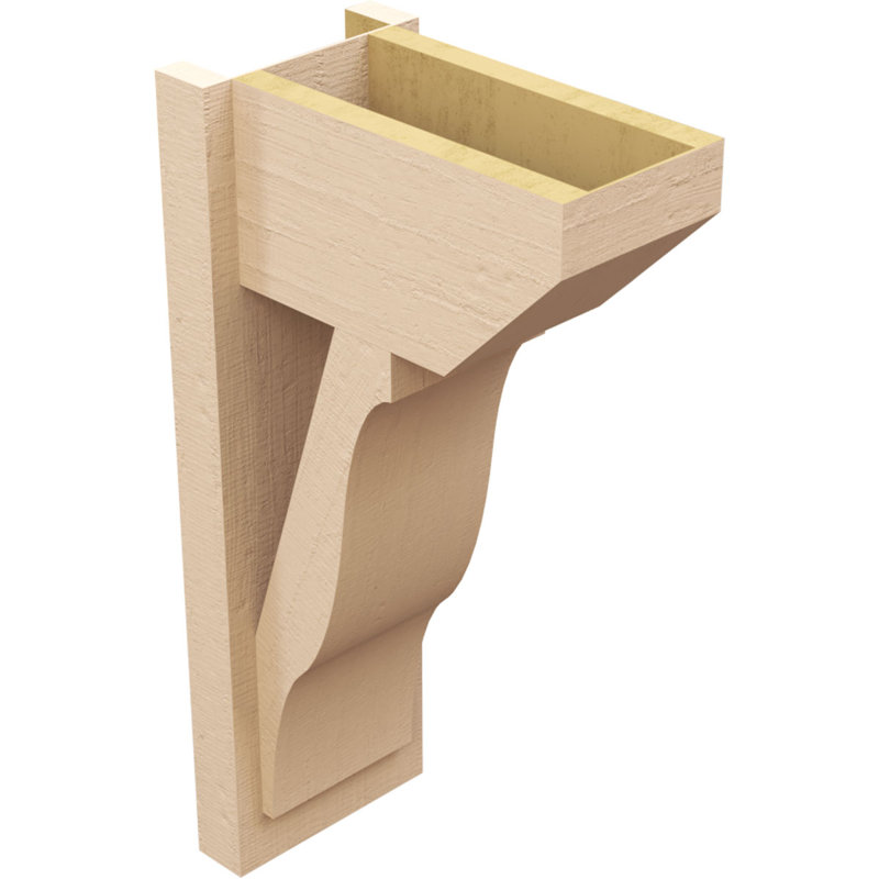 Bois de cèdre brut Funston Slat, H 26 po x l 8 po x P 14 po