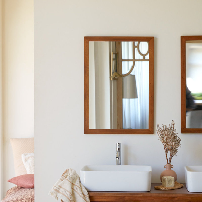Loggia Solid Wood Rectangle Mirror