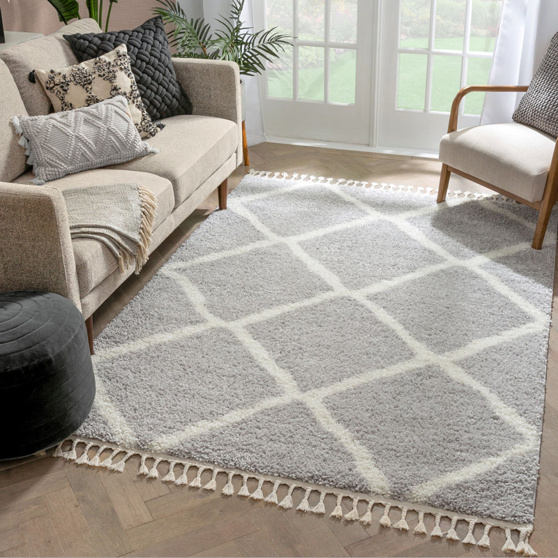 Cabana Moroccan Shag Area Rug, Rectangle 120 x 160cm