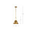 Luminaire suspendu conique à 1 lumière Maricarmen-88590704-88590705