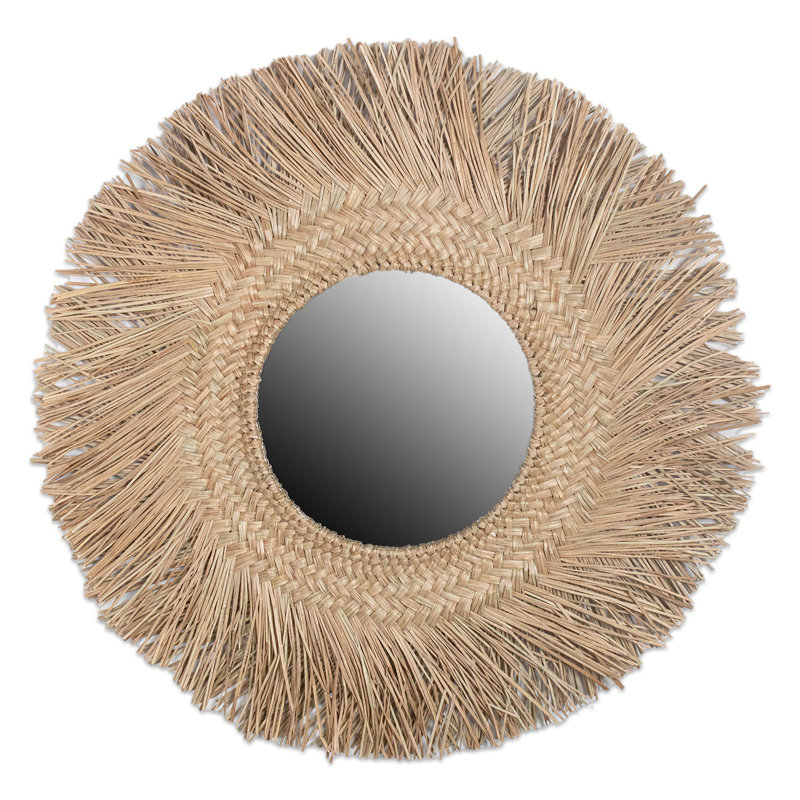 Miroir tressé en ruppie maritime, Naturel