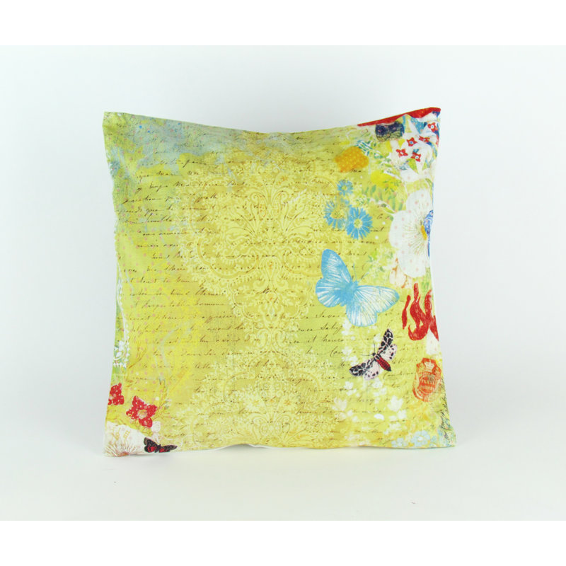 Floral Throw Pillow