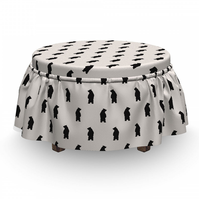 Box Cushion Ottoman Slipcover