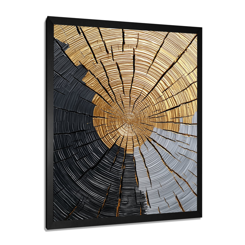 Anette - Landscapes Wall Art Prints, H 32 po x l 24 po, Noir, noir, noir, noir, Reproduction encadrée sans passe-partout
