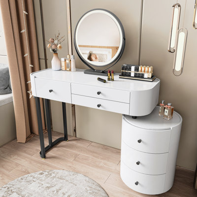 Coiffeuse moderne avec miroir amovible