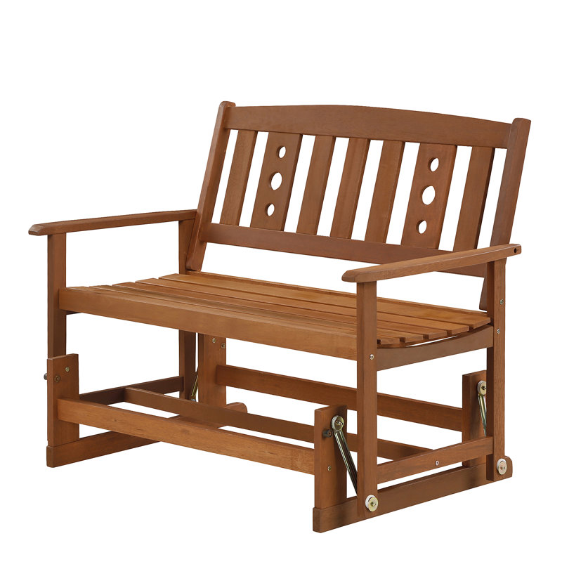 Arianna Rubberwood Outdoor Glider