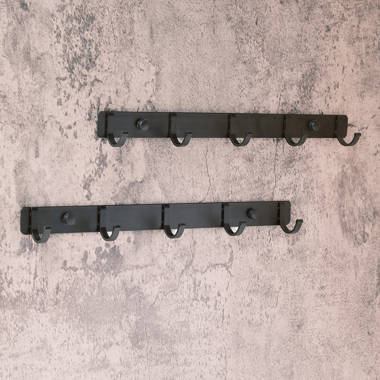 17 Stories Serifos Steel Wall 10 - Hook Coat Rack & Reviews