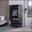 Armoire 2 tiroirs Avra, 2 portes, tringle