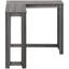 Console d'appoint grise moderne pour petits espaces - Table étroite avec plateau stable, style contemporain, idéale pour une entrée ou un salon.