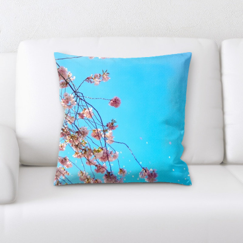 Close Up Microsuede Reversible Throw Pillow